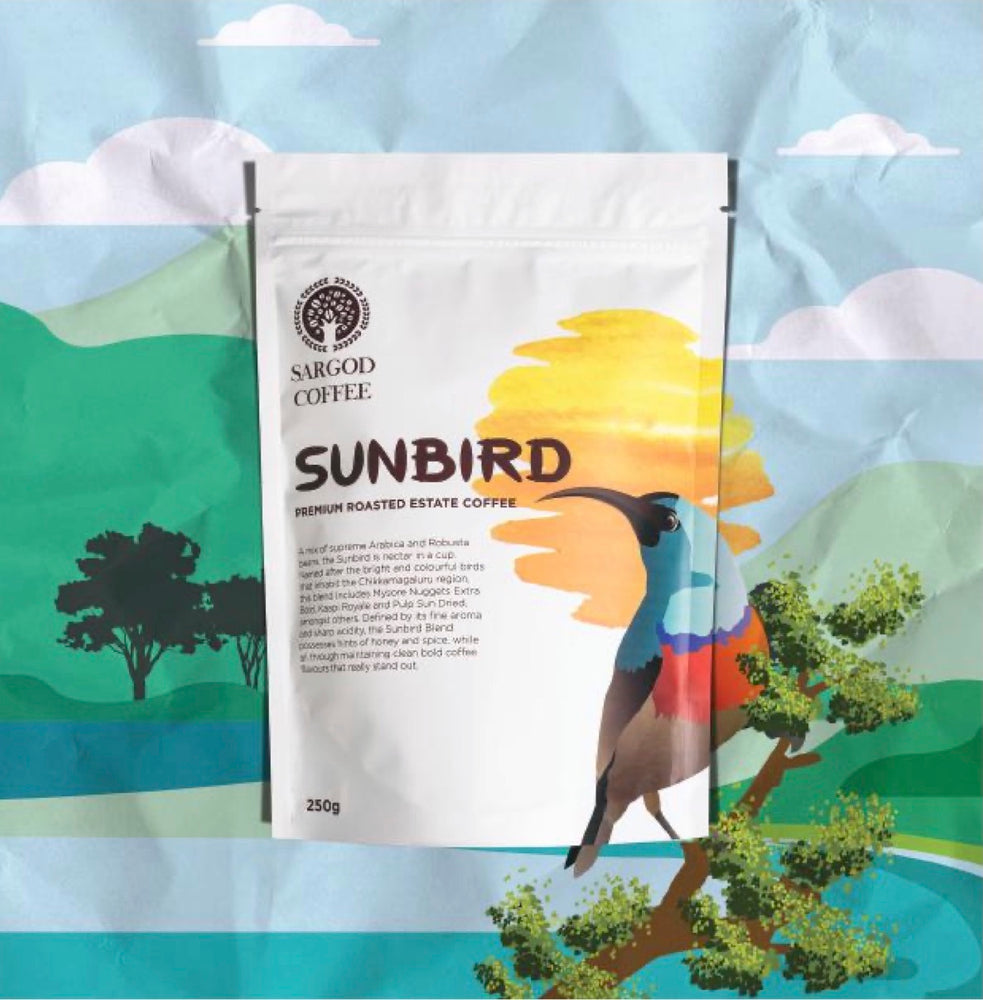 Sargod Coffee - Sunbird I 100% Pure Roasted Coffee (Pack of 2)