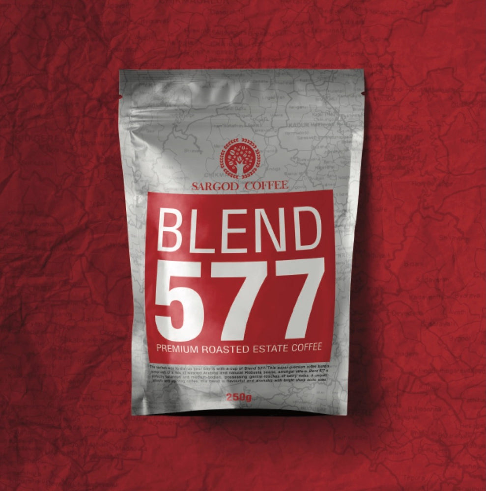 Sargod Coffee - Blend 577 I 80% Coffee : 20% Chicory (Pack of 2)